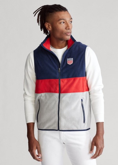 Pánské Vesty Polo Ralph Lauren Polo Shield Fleece - 91506-KJVS